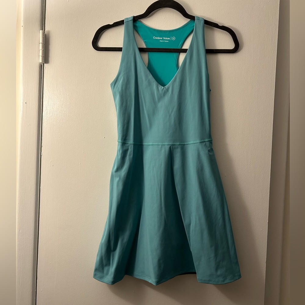 Outdoor Voices Teal Sports Dress